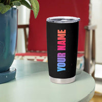 Personalized Gamer Tumbler Cup Custom Name Eat Sleep Gaming Repeat - Wonder Print Shop