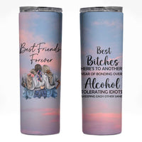 Friendship Gifts Skinny Tumbler Best Friends Forever - Wonder Print Shop