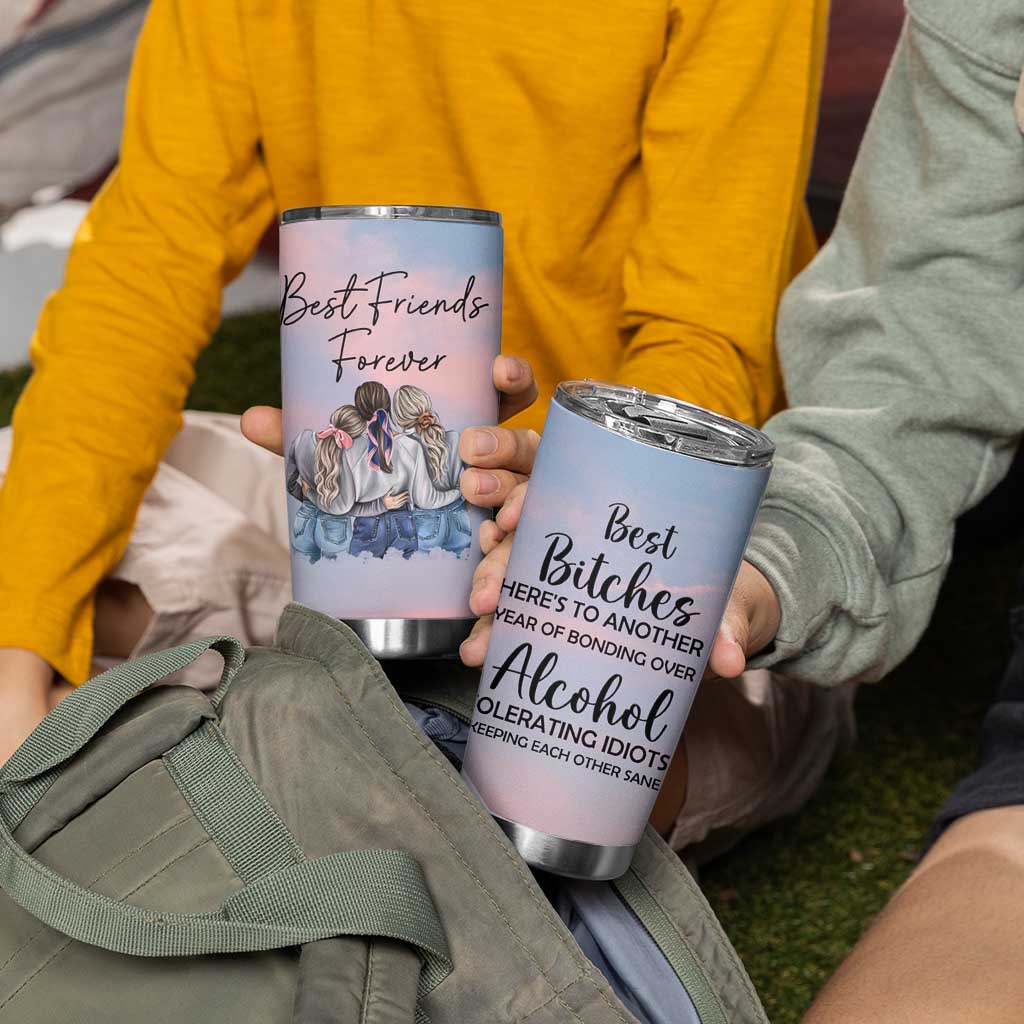 Friendship Gifts Tumbler Cup Best Friends Forever - Wonder Print Shop