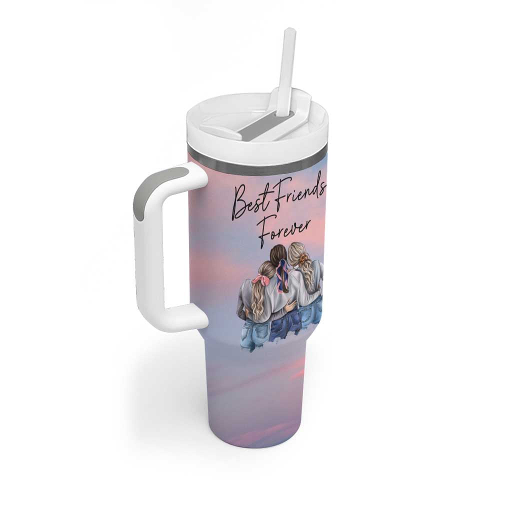 Friendship Gifts Tumbler With Handle Best Friends Forever - Wonder Print Shop