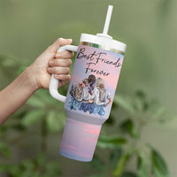 Friendship Gifts Tumbler With Handle Best Friends Forever - Wonder Print Shop