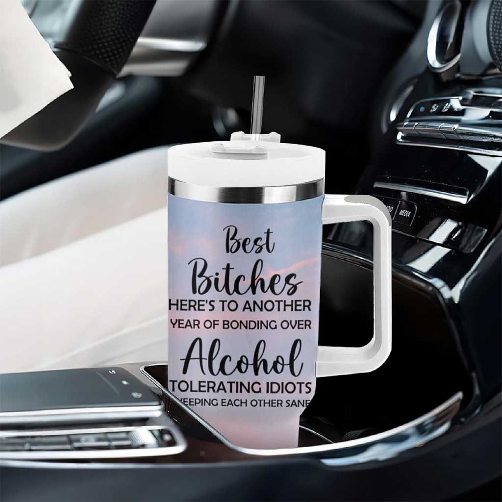 Friendship Gifts Tumbler With Handle Best Friends Forever - Wonder Print Shop