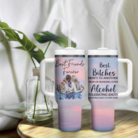 Friendship Gifts Tumbler With Handle Best Friends Forever - Wonder Print Shop