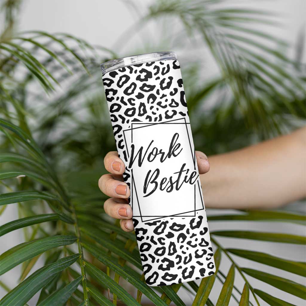 Gifts for Coworker Skinny Tumbler Work Bestie Definition - Wonder Print Shop