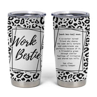 Gifts for Coworker Tumbler Cup Work Bestie Definition - Wonder Print Shop