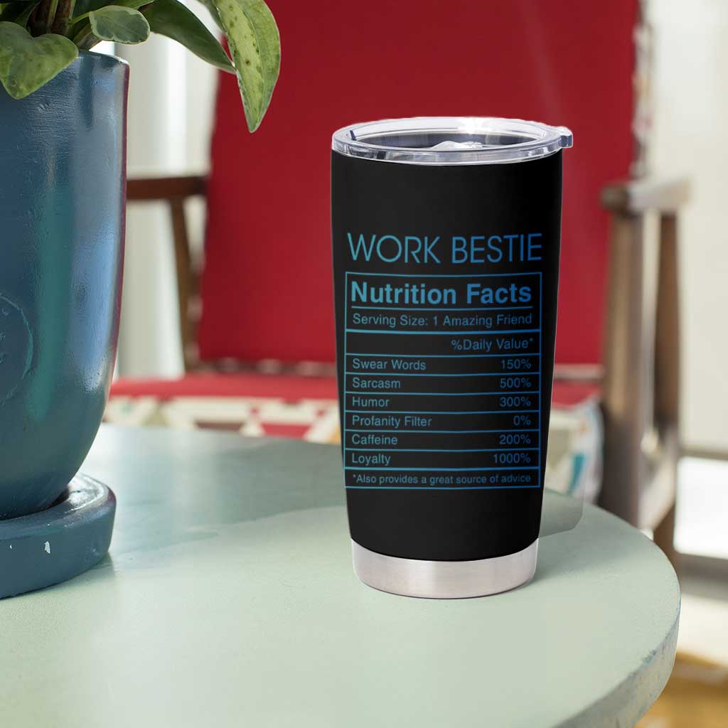 Gifts for Coworker Tumbler Cup Work Bestie Definition - Wonder Print Shop