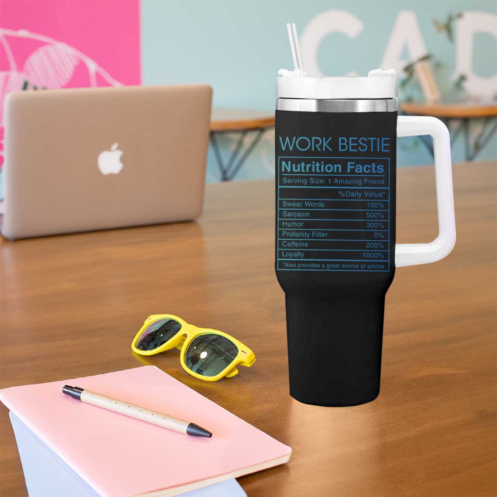 Gifts for Coworker Tumbler With Handle Work Bestie Definition - Wonder Print Shop