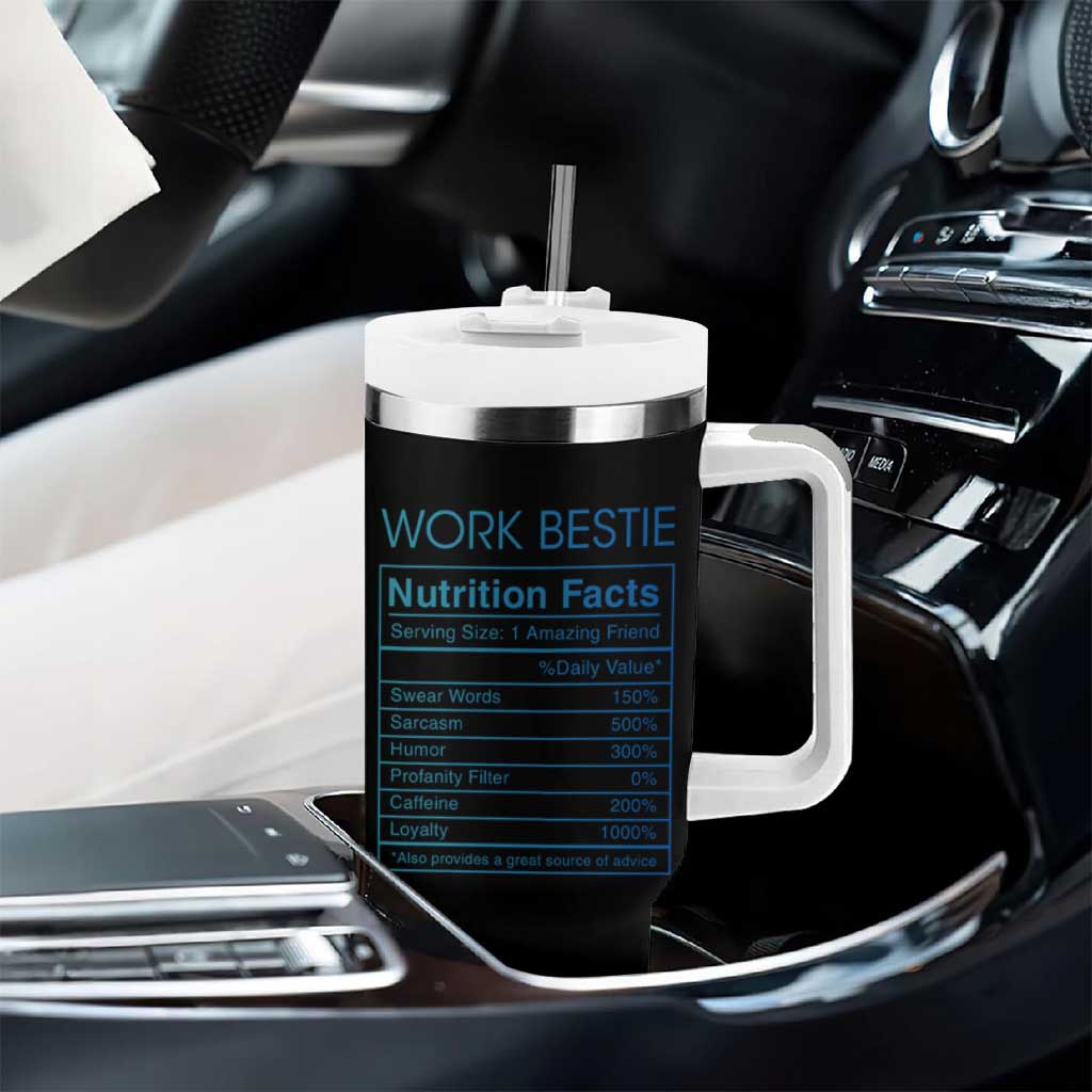 Gifts for Coworker Tumbler With Handle Work Bestie Definition - Wonder Print Shop