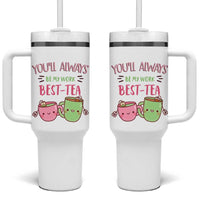 Funny Gift for Coworker Tumbler With Handle You'll Always Be My Work Best-Tea - Wonder Print Shop