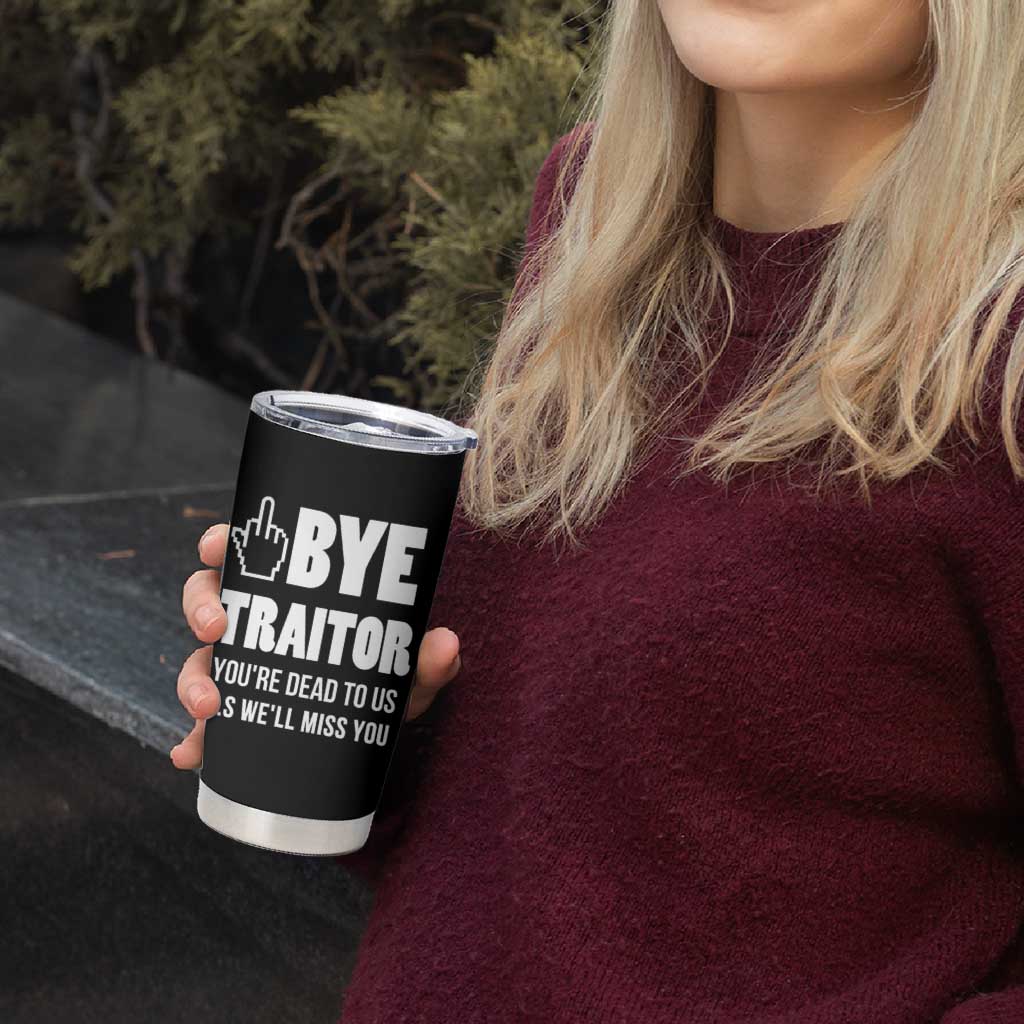 Funny Coworker Leaving Gifts Tumbler Cup Goodbye Traitor You're Dead To Us - Wonder Print Shop