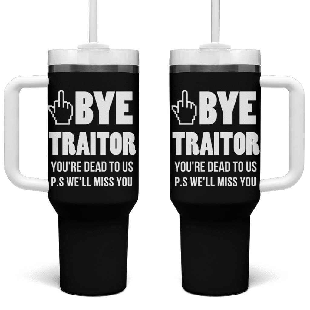 Funny Coworker Leaving Gifts Tumbler With Handle Goodbye Traitor You're Dead To Us - Wonder Print Shop