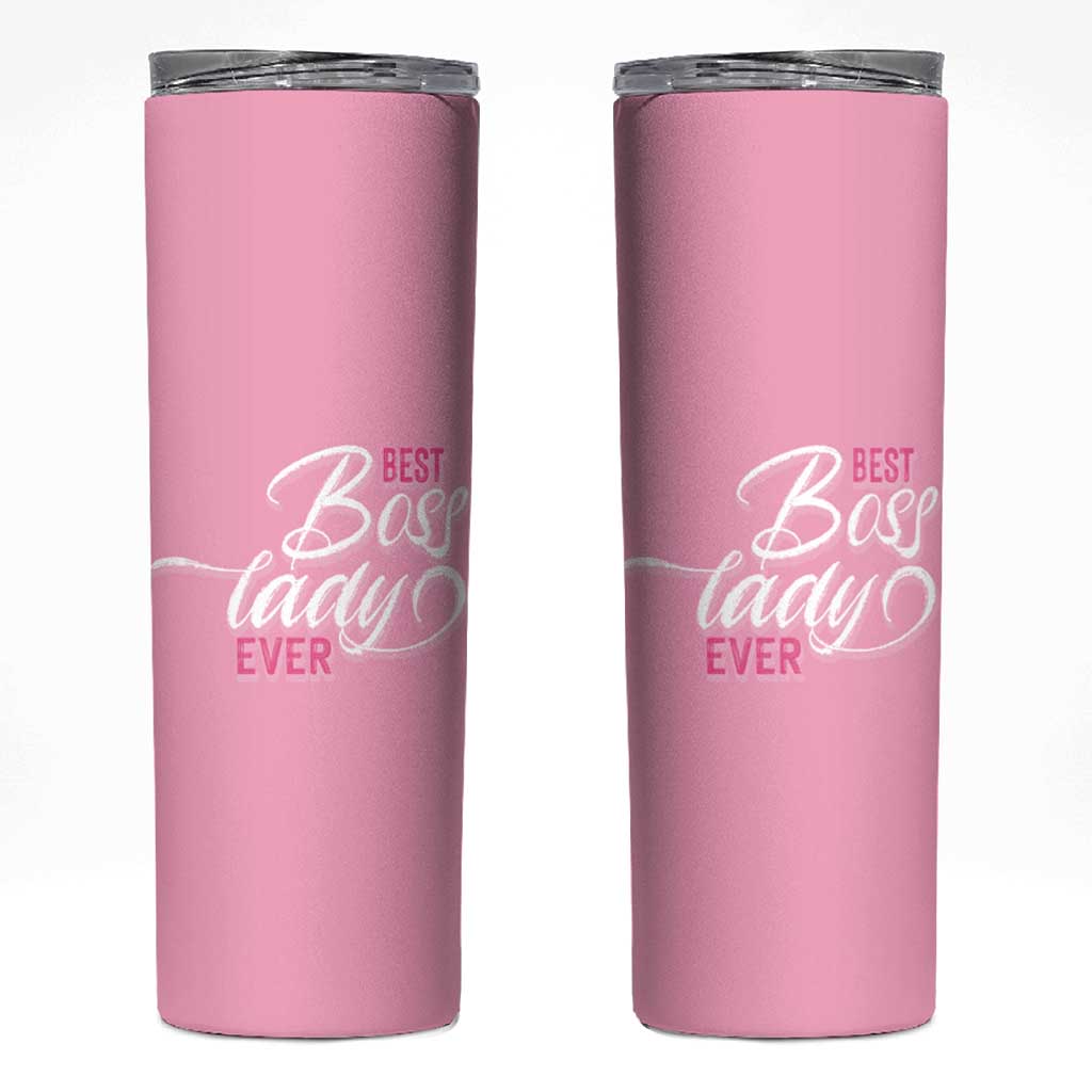 Gifts for Female Boss Skinny Tumbler Best Boss Lady Ever - Wonder Print Shop