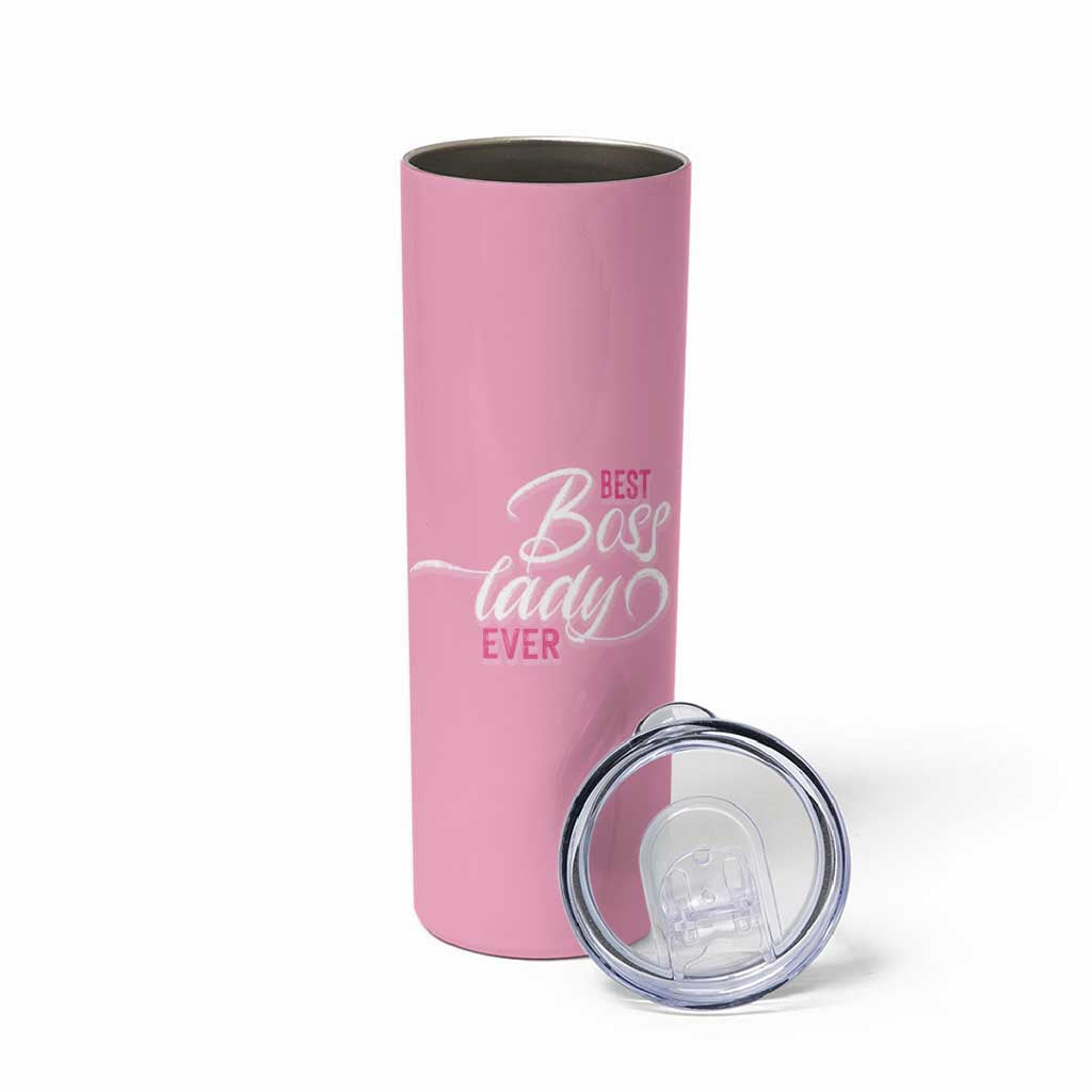 Gifts for Female Boss Skinny Tumbler Best Boss Lady Ever - Wonder Print Shop