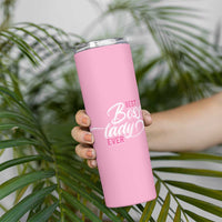 Gifts for Female Boss Skinny Tumbler Best Boss Lady Ever - Wonder Print Shop