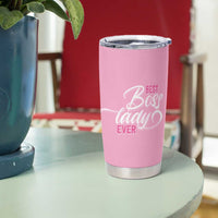 Gifts for Female Boss Tumbler Cup Best Boss Lady Ever - Wonder Print Shop