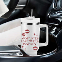 Best Boss Gifts for Women Tumbler With Handle Boss Lady Definition Motivates Empowers Inspires - Wonder Print Shop