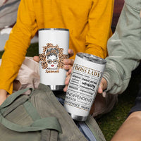 Best Boss Gifts for Women Tumbler Cup Boss Lady Life Leopard - Wonder Print Shop