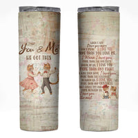 Cute Couple Skinny Tumbler You And Me We Got This Vintage Cats