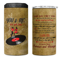 Gifts for Couple 4 in 1 Can Cooler Tumbler The Day I Met You Love You Forever And Always Valentine Anniversary