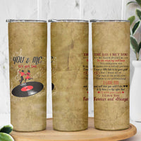 Gifts for Couple Skinny Tumbler The Day I Met You Love You Forever And Always Valentine Anniversary