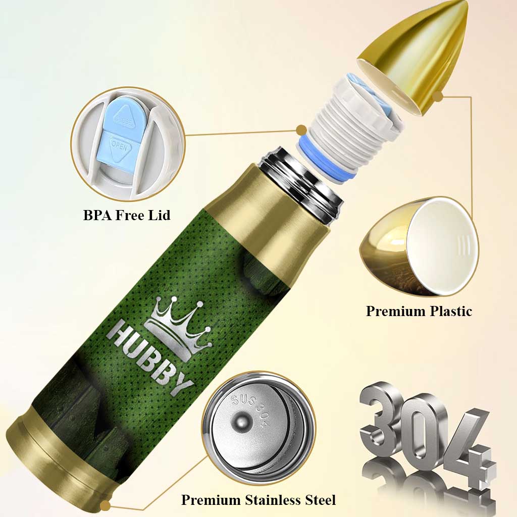 Gifts for Husband Bullet Tumbler Hubby Valentine Anniversary Birthday