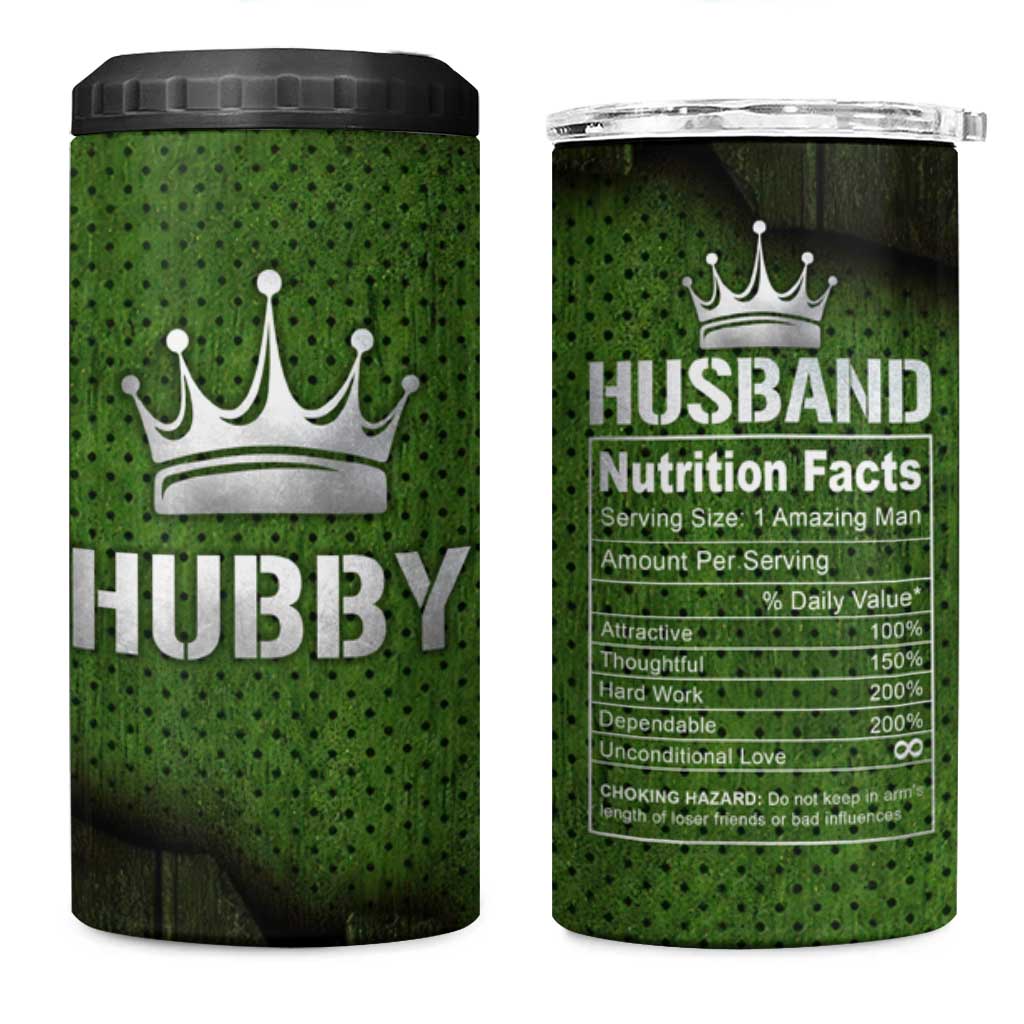 Gifts for Husband 4 in 1 Can Cooler Tumbler Hubby Valentine Anniversary Birthday