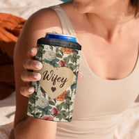 Valentines Day Gifts for Her 4 in 1 Can Cooler Tumbler Best Wife Ever