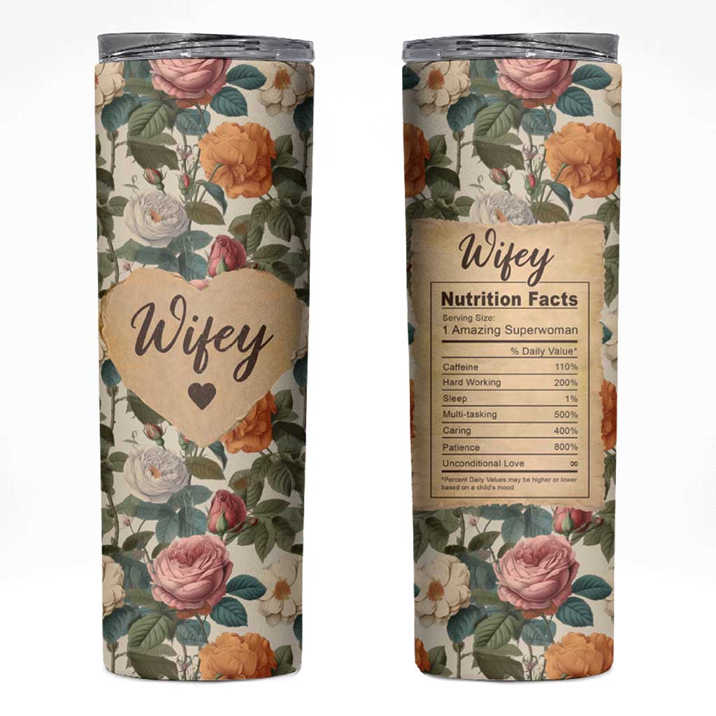 Valentines Day Gifts for Her Skinny Tumbler Best Wife Ever