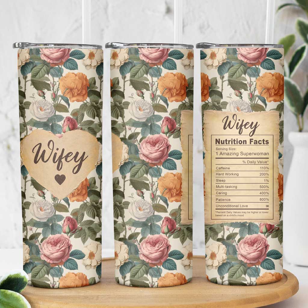 Valentines Day Gifts for Her Skinny Tumbler Best Wife Ever