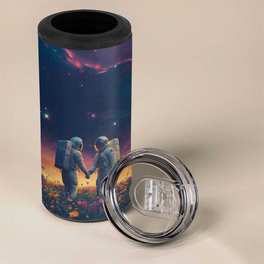 Romantic Gift for Couple 4 in 1 Can Cooler Tumbler Our Love Is Out Of This World
