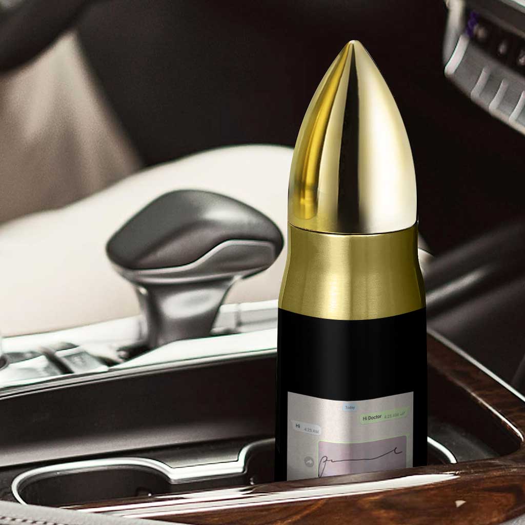 Doctor Gifts Bullet Tumbler A Wise Doctor Once Wrote Funny Thank You Gift