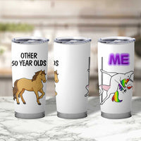 50th Birthday Tumbler Cup Funny Dancing Unicorn 1976 Other 50 Year Olds
