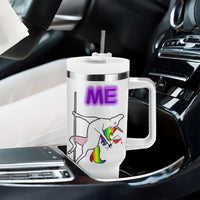 50th Birthday Tumbler With Handle Funny Dancing Unicorn 1976 Other 50 Year Olds
