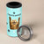 Cute Cat Coffee 4 in 1 Can Cooler Tumbler Catffeinated Decaf Coffee Mug - Wonder Print Shop