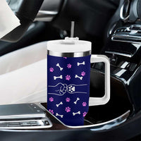Dog Dad Tumbler With Handle The Dog Father Gifts For Dogs Lovers - Wonder Print Shop