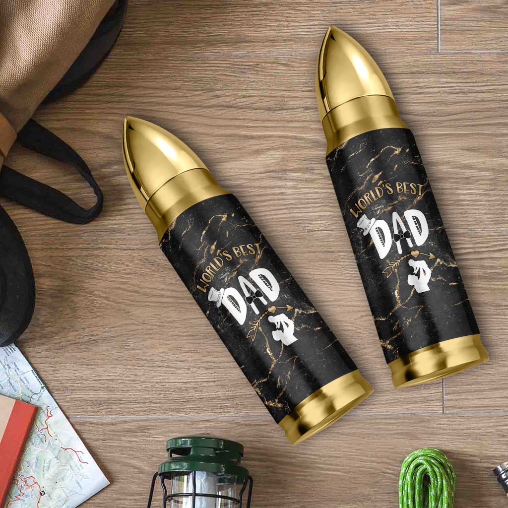 Father's Day Gift For Dad Bullet Tumbler World's Best Dad Daddy