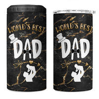 Father's Day Gift For Dad 4 in 1 Can Cooler Tumbler World's Best Dad Daddy