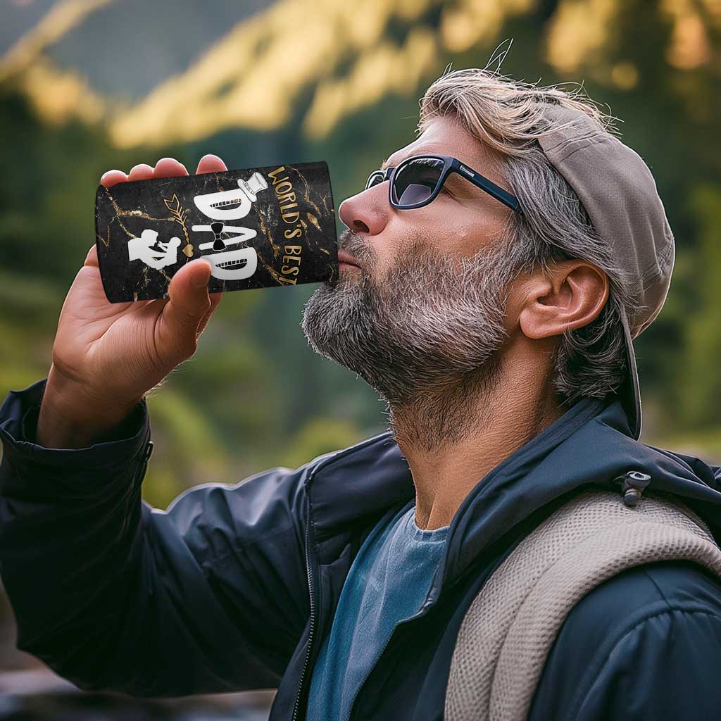 Father's Day Gift For Dad 4 in 1 Can Cooler Tumbler World's Best Dad Daddy