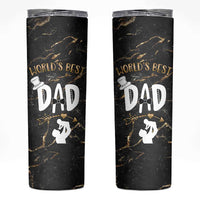 Father's Day Gift For Dad Skinny Tumbler World's Best Dad Daddy