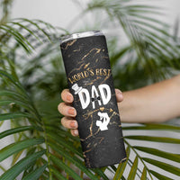 Father's Day Gift For Dad Skinny Tumbler World's Best Dad Daddy