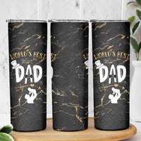 Father's Day Gift For Dad Skinny Tumbler World's Best Dad Daddy