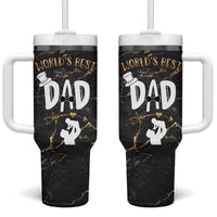 Father's Day Gift For Dad Tumbler With Handle World's Best Dad Daddy