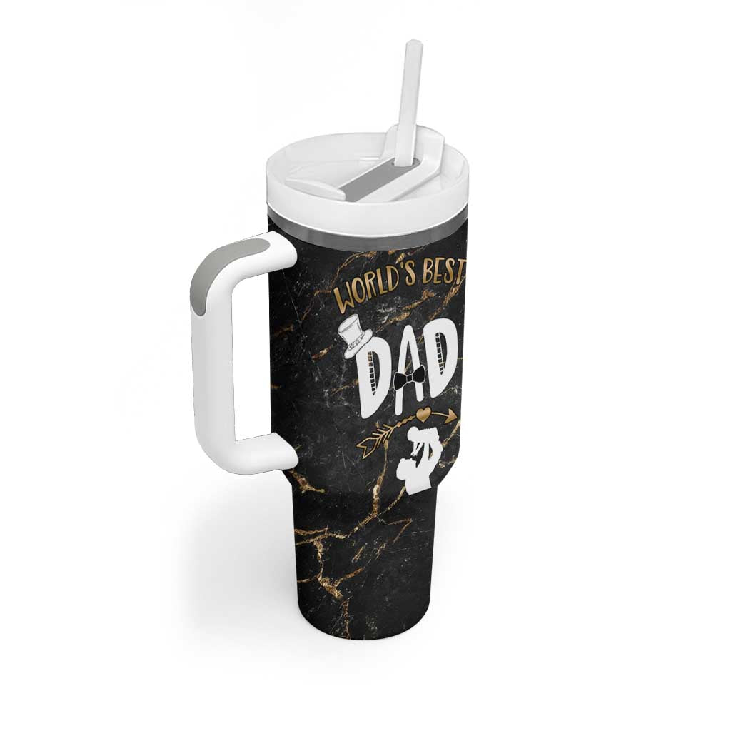 Father's Day Gift For Dad Tumbler With Handle World's Best Dad Daddy