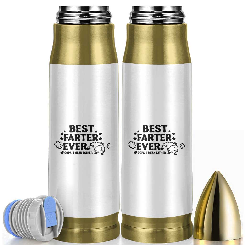 World's Best Farter I Mean Father Bullet Tumbler Funny Best Dad Father's Day