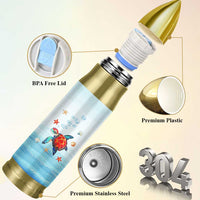 Sea Turtle Gifts Bullet Tumbler Beach Ocean Gifts For Women Turtle Lovers