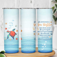 Sea Turtle Gifts Skinny Tumbler Beach Ocean Gifts For Women Turtle Lovers