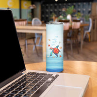 Sea Turtle Gifts Skinny Tumbler Beach Ocean Gifts For Women Turtle Lovers
