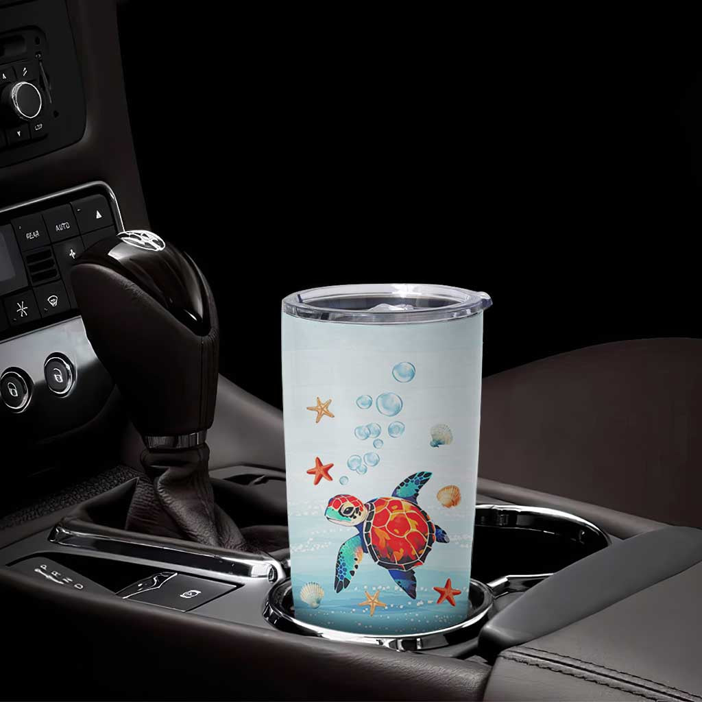 Sea Turtle Gifts Tumbler Cup Beach Ocean Gifts For Women Turtle Lovers
