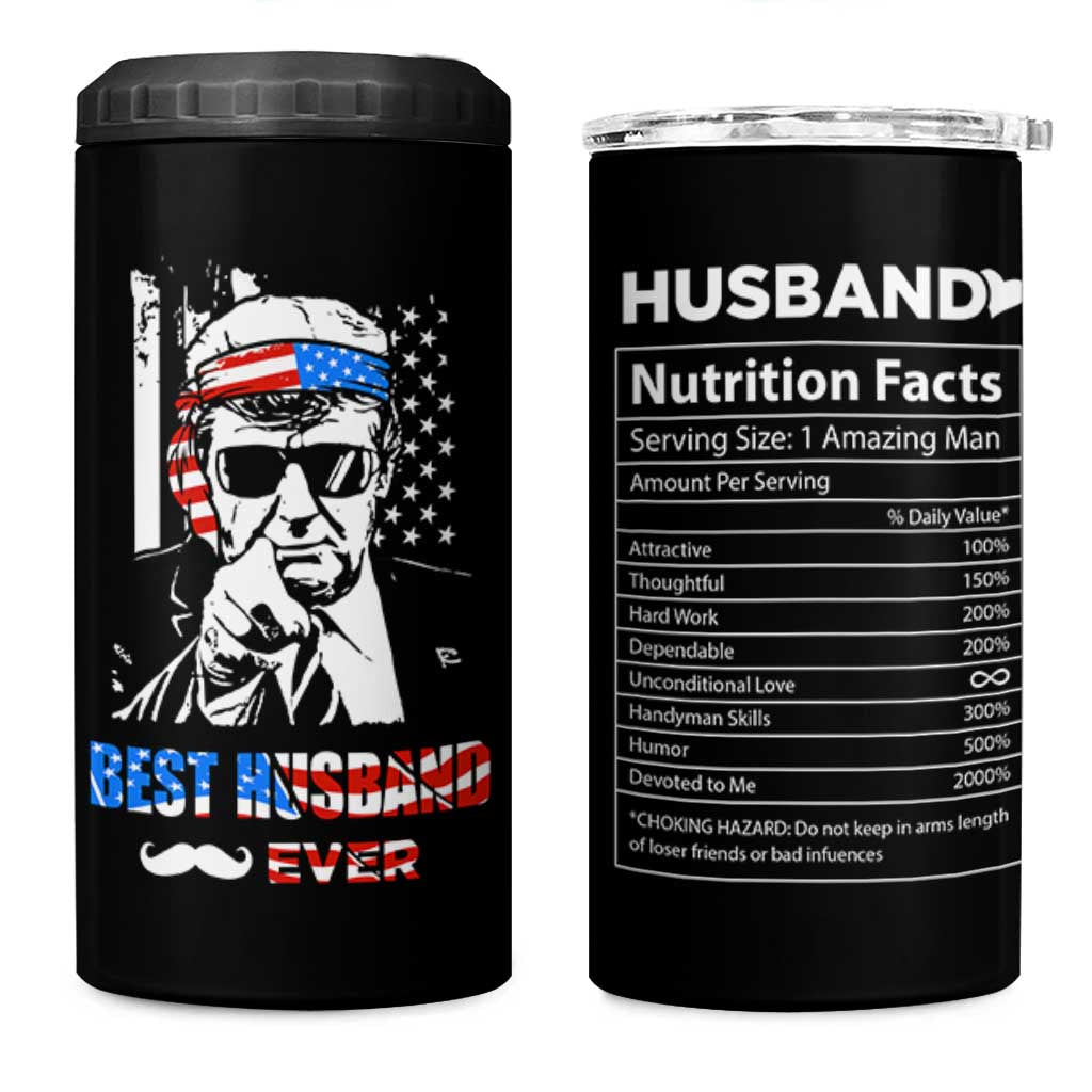 Best Husband Ever 4 in 1 Can Cooler Tumbler Anniversary Gifts For Hubby From Wifey
