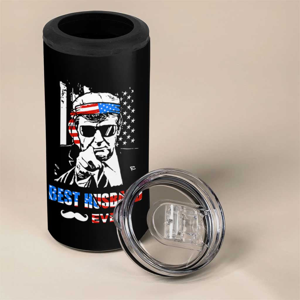 Best Husband Ever 4 in 1 Can Cooler Tumbler Anniversary Gifts For Hubby From Wifey